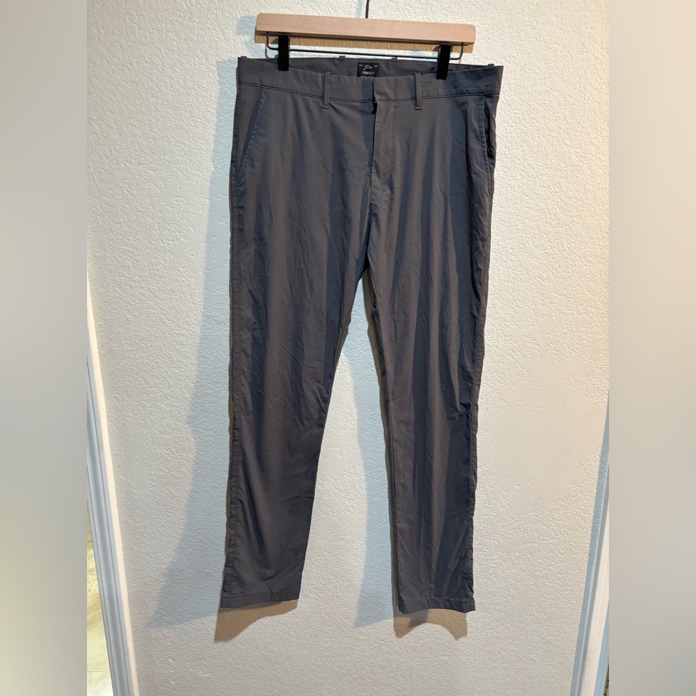 J Crew Men's Gray Stretch Pants